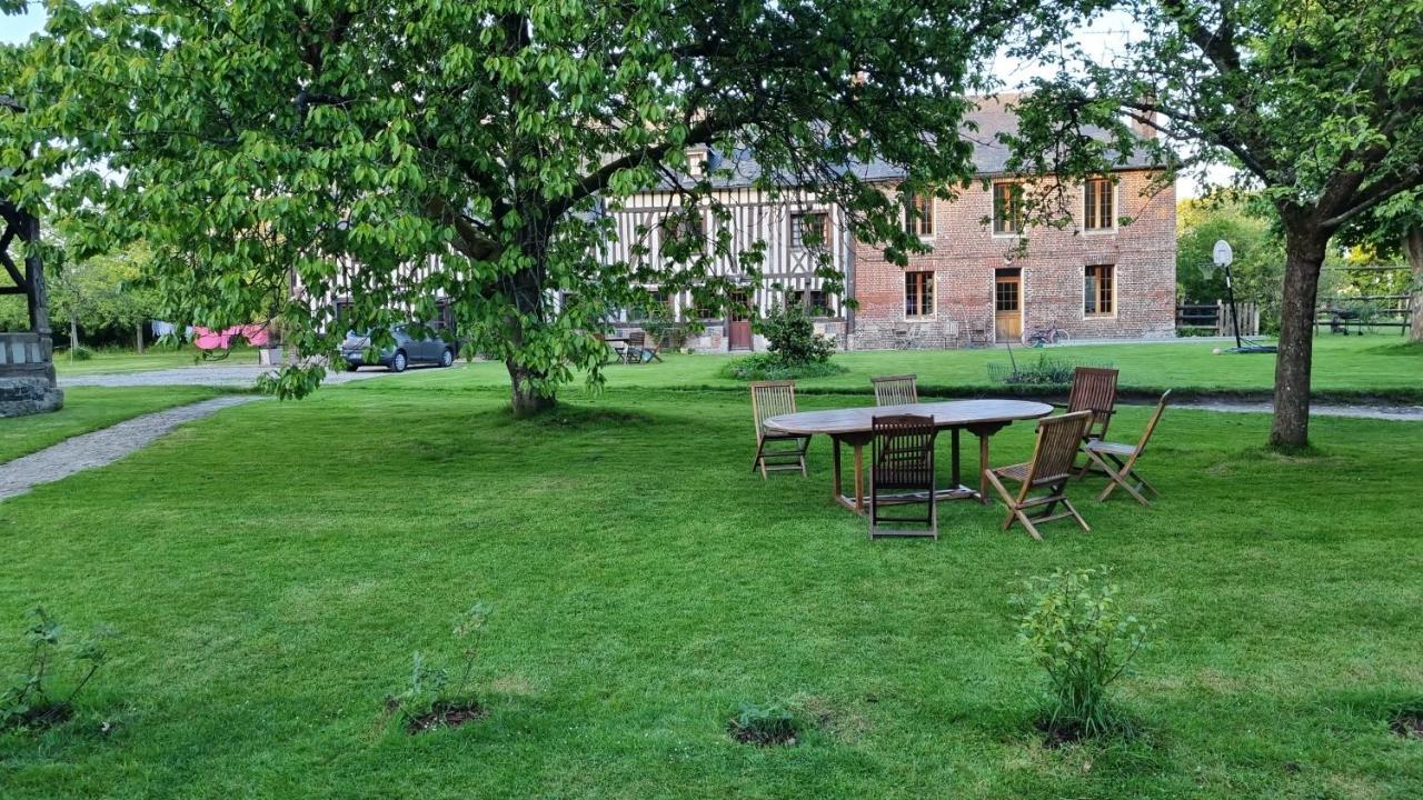 Hotel La Ferme Chevalier Équemauville Exterior foto